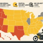 In What States Are Motorcycle Helmets Required: Laws Across America