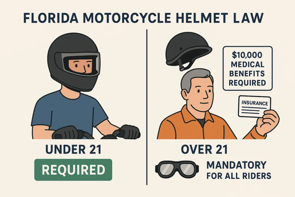 Are Motorcycle Helmets Required in Florida: Rider’s Guide 1 Are Motorcycle Helmets Required in Florida & Why Florida Changed the Helmet Law